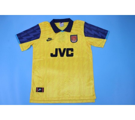 Arsenal 94/96 Away Yellow Soccer Jersey